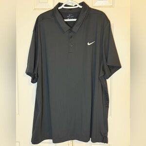 Nike Men's Black Gray Polo Shirt